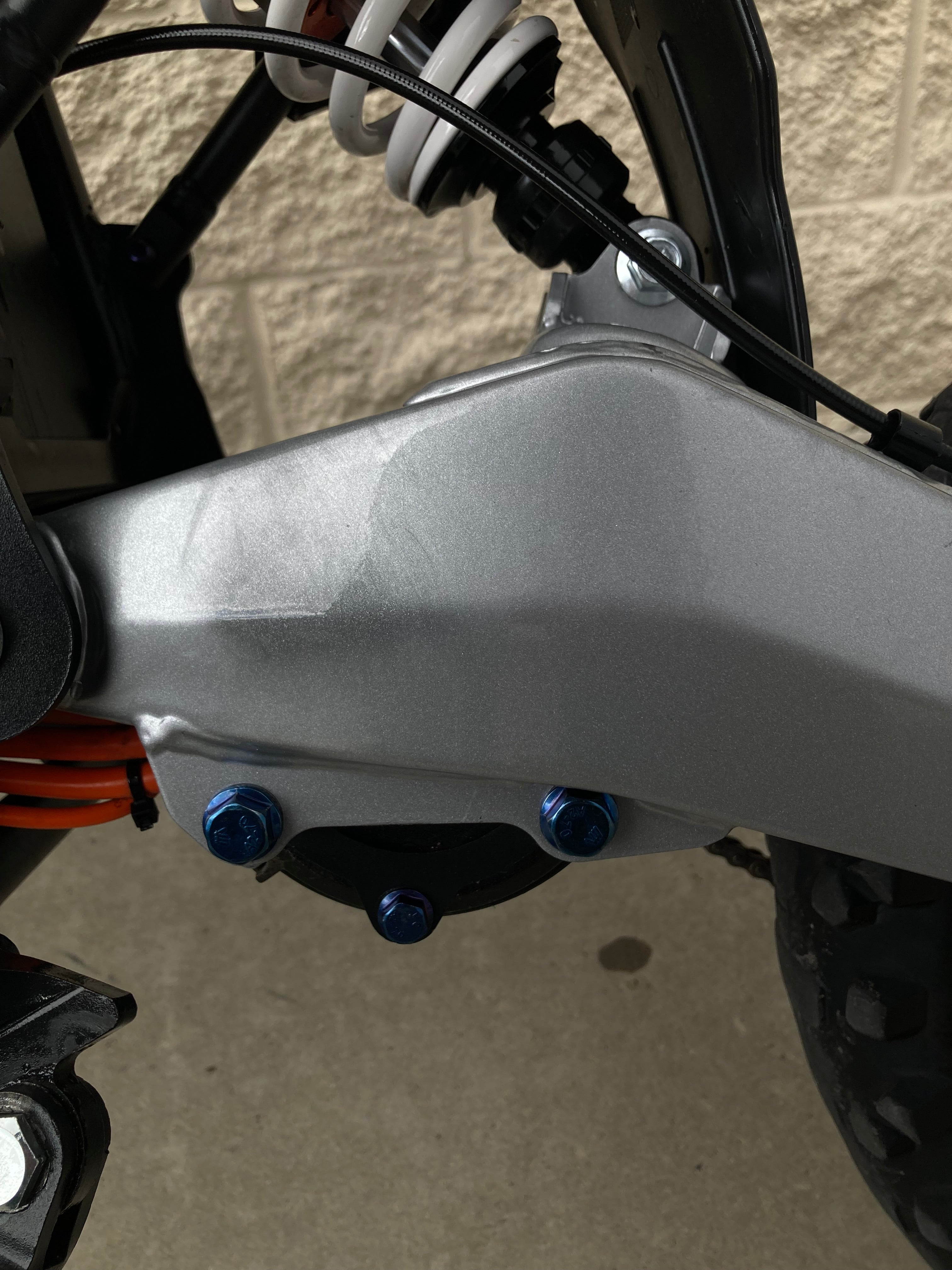 RTR motor mount titanium
